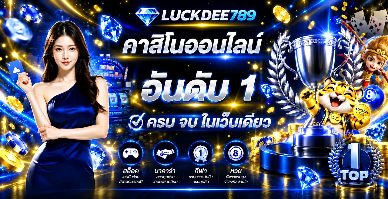 LUCKDEE789 คาสิโนและเกมออนไลน์ครบในเว็บเดียว